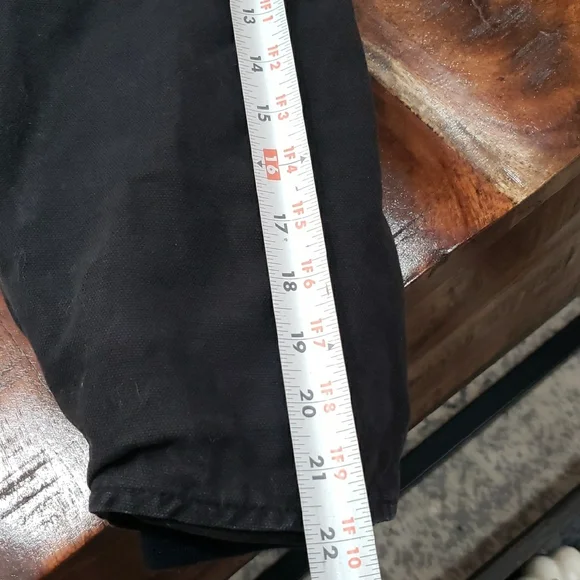 Iowa Hawkeyes Vintage Black Hooded Chore Jacket - Picture 10 of 11